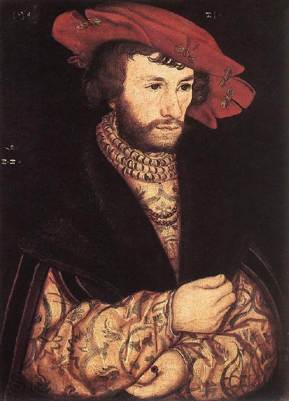 CRANACH, Lucas the Elder Portrait of a Young Man dfg Spain oil painting art